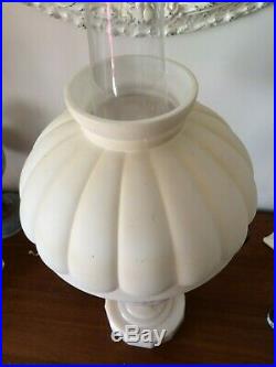Vintage Pink Alacite Aladdin Lamp
