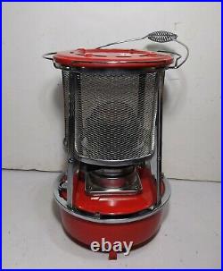 Vintage RARE Aladdin J180 PET Kerosene Red Space Heater Lamp Stove