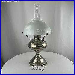 Vintage Rayo Kerosene Oil Lamp with White Aladdin Shade Manufactured 1896