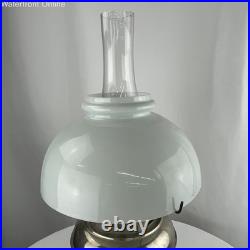 Vintage Rayo Kerosene Oil Lamp with White Aladdin Shade Manufactured 1896