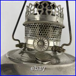Vintage Rayo Kerosene Oil Lamp with White Aladdin Shade Manufactured 1896