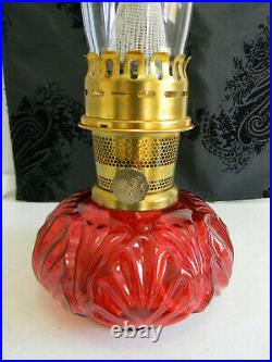 Vintage Red Aladdin Shelf Oil Kerosene LampSigned on Chimney too! A real Beauty