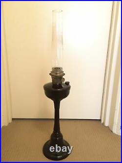 Vintage SUPER ALADDIN Bakelite Kerosene Oil Pedestal Lamp