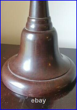 Vintage SUPER ALADDIN Bakelite Kerosene Oil Pedestal Lamp with Chimney