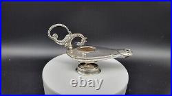 Vintage Solid Sterling Silver Aladdin Oil Lamp, 93 grams