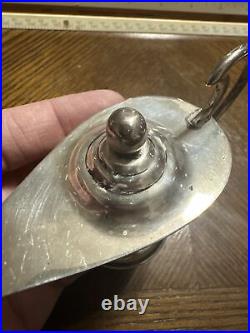 Vintage Sterling Silver Aladdin Lamp