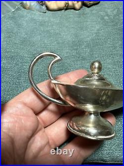 Vintage Sterling Silver Aladdin Lamp