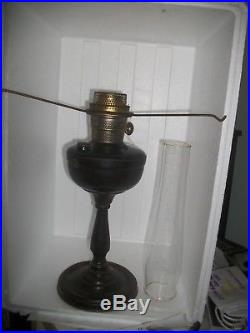 Vintage Super Aladdin Bakelite Kerosene oil lamp Made in England inc Chimney