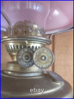 Vintage duplex kerosene banquet lamp