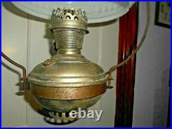 Vintage hanging oil kerosene lamp Aladdin model 6 parts/restore (LS)