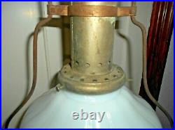 Vintage hanging oil kerosene lamp Aladdin model 6 parts/restore (LS)