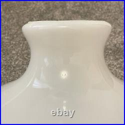 Vtg 10 Aladdin 201 Chippendale White Glass Shade For Oil Kerosene Lamp Drape