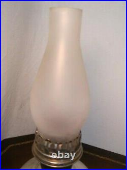 Vtg 1915-16 ALADDIN #6 Brass with Nickel Coat Lamp Chicago USA