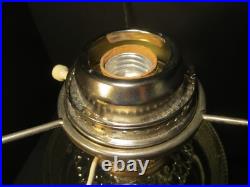 Vtg 1930's Aladdin #104 Clear Colonial Oil Lamp withElectric Burner & 10 Tripod Vtg 1930's Aladdin #104 Clear Colonial Oil Lamp withElectric Burner & 10 Tripod