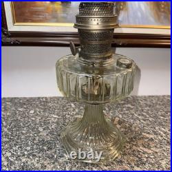 Vtg 1936 Aladdin B-103 Clear Corinthian Oil Lamp Original Model B Burner
