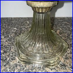 Vtg 1936 Aladdin B-103 Clear Corinthian Oil Lamp Original Model B Burner