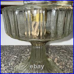 Vtg 1936 Aladdin B-103 Clear Corinthian Oil Lamp Original Model B Burner