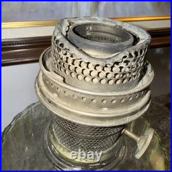 Vtg 1936 Aladdin B-103 Clear Corinthian Oil Lamp Original Model B Burner