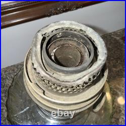 Vtg 1936 Aladdin B-103 Clear Corinthian Oil Lamp Original Model B Burner