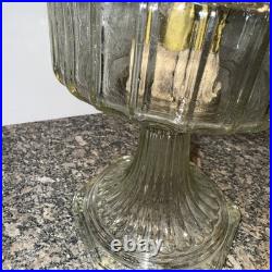 Vtg 1936 Aladdin B-103 Clear Corinthian Oil Lamp Original Model B Burner