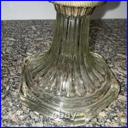 Vtg 1936 Aladdin B-103 Clear Corinthian Oil Lamp Original Model B Burner
