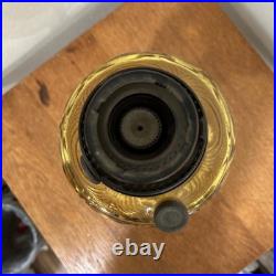Vtg ALADDIN Deep B-55 Amber WASHINGTON DRAPE Oil Lamp Model B Burner