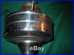 Vtg ALADDIN Oil LAMP Model 12 1928-1935 with Original Milk Shade+NOS Wick & Mantle