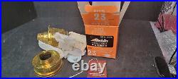 Vtg Aladdin Classic Brass Incandescent Oil Lamp New In Box With Owners Manual