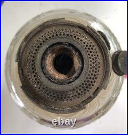 Vtg Aladdin Nu Type B Kerosene Lamp. Washington Drape /Original Aladdin Chimney