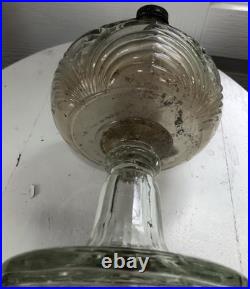 Vtg Aladdin Nu Type B Kerosene Lamp. Washington Drape /Original Aladdin Chimney