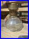 Vtg Aladdin Oil Lamp Clear Model 23 Colonial Squares Original Cond. Sticker