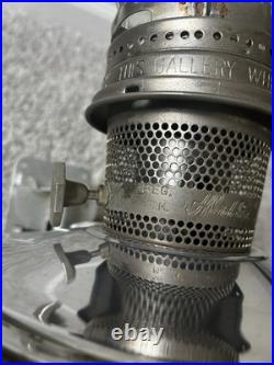 Vtg Aladdin Railroad Caboose Train Lamp Kerosene Mantle Lantern With Wall Mount