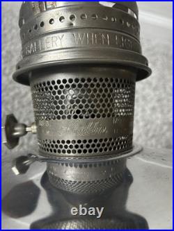 Vtg Aladdin Railroad Caboose Train Lamp Kerosene Mantle Lantern With Wall Mount