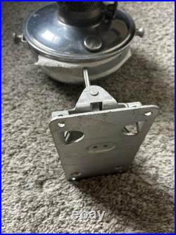 Vtg Aladdin Railroad Caboose Train Lamp Kerosene Mantle Lantern With Wall Mount