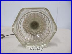 Vtg Aladdin oil Lamp CORINTHIAN, Satin Glass Shade, Model B burner lox-on chim