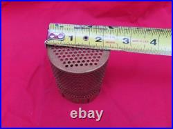 Vtg Antique Brass Aladdin Oil Lamp Bug Insect Screen Lamp Part For Loxon Chimney