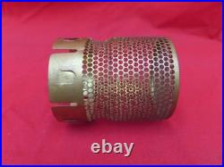 Vtg Antique Brass Aladdin Oil Lamp Bug Insect Screen Lamp Part For Loxon Chimney