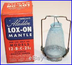 Vtg NOS Aladdin Mantle Lamps Lox-on Mantle For Use Only On Models 12-B-C-21c