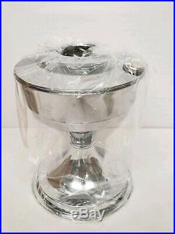 Vtg NOS NIB Aladdin Chrome-plated Brass Heritage Lamp S2301 Oil Kerosene Mantle