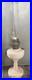 Vtg Pink Alacite Glass Aladdin Lincoln Drape Oil Lamp No Shade Type Model B