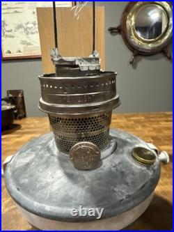 WWII Era Aladdin Model B Marine Ship Lamp with Gimbal Mount
