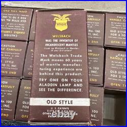 Welsbach Kerosene Mantles Aladdin Lamps Lot Of 10 WithBox Aladdin Lamps 3-11