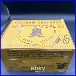 Welsbach Kerosene Mantles Aladdin Lamps Lot Of 10 WithBox Aladdin Lamps 3-11