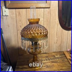What a RARE Find! Aladdin Kerosene Lamp. Amber Color