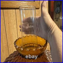 What a RARE Find! Aladdin Kerosene Lamp. Amber Color