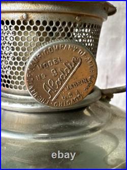 X. Vintage Kerosene Lantern, The Mantle Lamp Co Of America, Aladdin Model No. 9